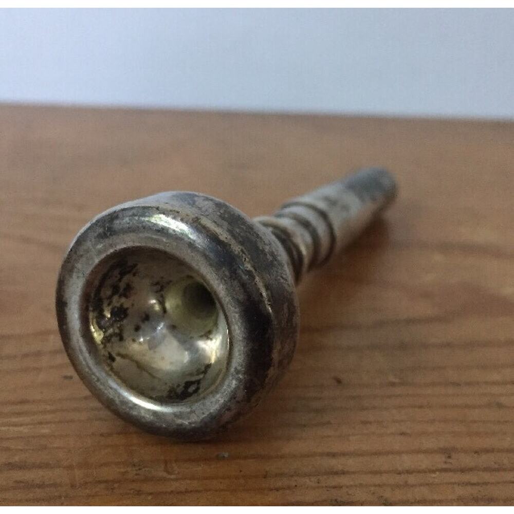 Silverplated Metal Brass Instrument Trumpet Cornet Mouthpiece Size 3C